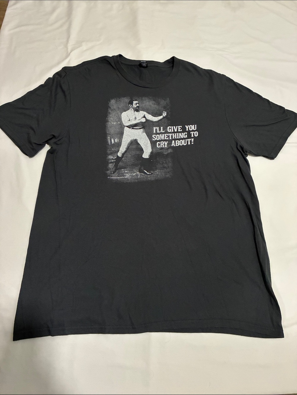 I’ll Give You Something To Cry About - Gray Short Sleeve T-Shirt Size XL